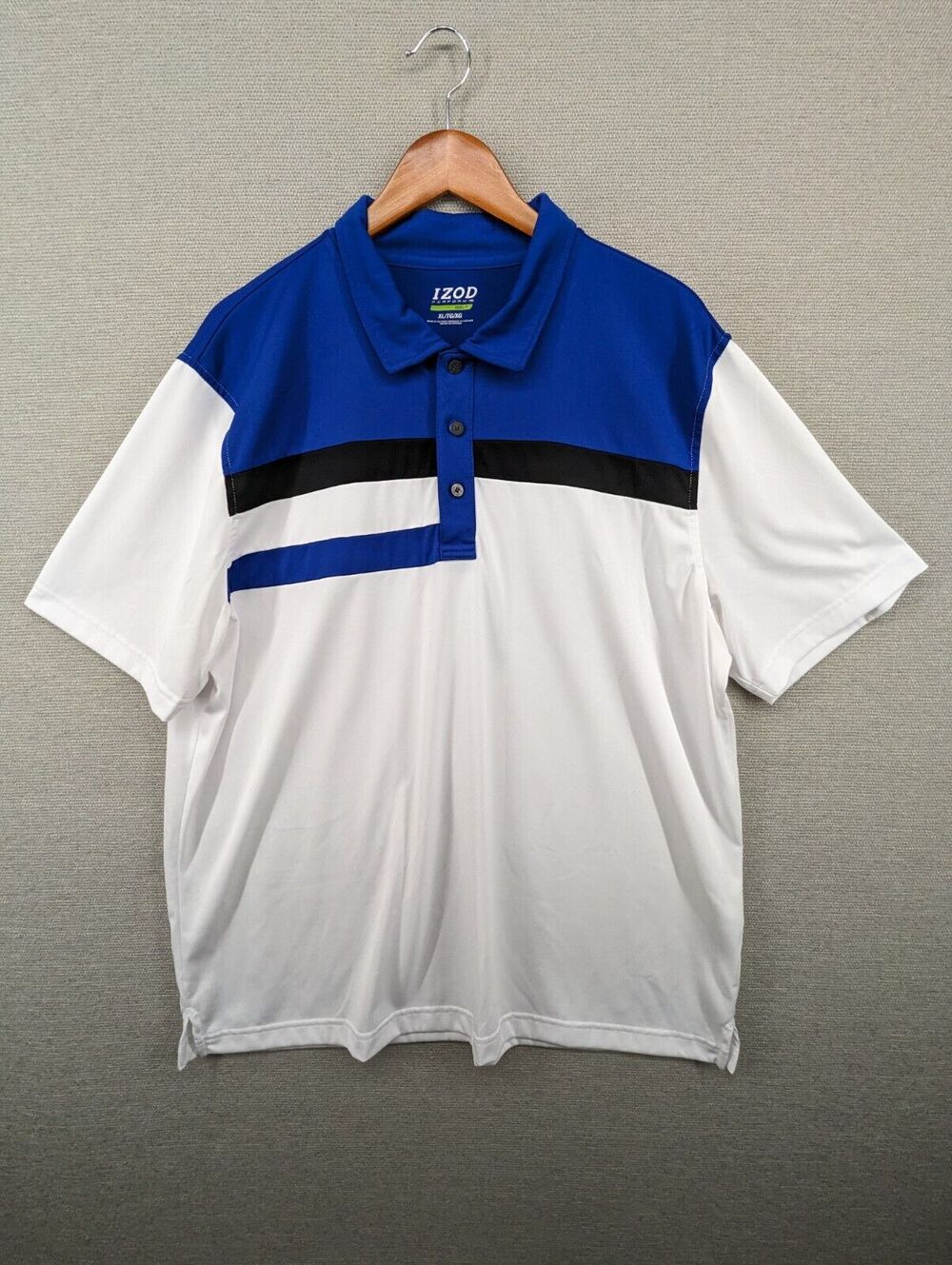IZOD Polo Shirt Size XL Performance Golf -0424B12